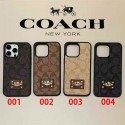 Coach コーチiphone17 pro max air 14 16 pro 15 plus 16eケースブランドカード入れ人気アイフォン17pro max/16 15 proケースハイブランドアイフォン17 air 16 15 14 ケーストランク型ブランド携帯ケースiphone17 16e 16 15 pro max 14plus/13 pro maxケース手帳型