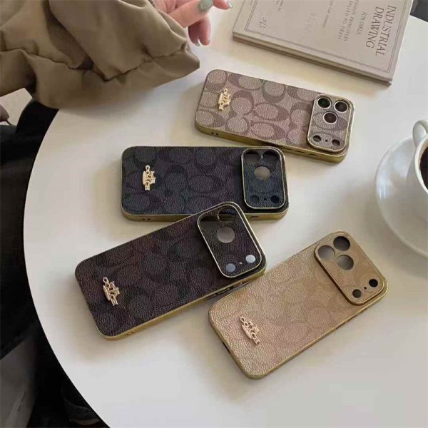 Coach コーチ韓国風iphone 16/14/13/15/ airケースレディース斜め掛けiphone15 plus 14 16 17pro max 16eケースブランドコピーメンズアイフォン17 pro 16e 15/14/13/ 12 pro maxケースパロディーハイブランドアイフォン17 air 16 15 14 ケーストランク型