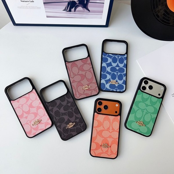 Coach コーチsamsung s26 s25plus s24 S23 Ultra SC-52D s23 s24 plus SC-51Eケースiphone 17 16 15 14 plus galaxy s26 s24 s25plus ultraケースブランドショルダーGalaxy s25/s26/ S24 Ultra SCG26/s23ultraケースハイブランドバッグ型ブランドiphone 14 15 16 air 17pro maxカバーレディースメンズ