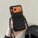 Coach コーチiphone air 17 pro max 14 16 pro 15 plus 16eケースブランドカード入れ人気アイフォン17pro max/16 15 proケースハイブランドアイフォン17e 16 15 14 ケーストランク型ブランド携帯ケースiphone17 16e 16 15 pro max 14plus/13 pro maxケース手帳型