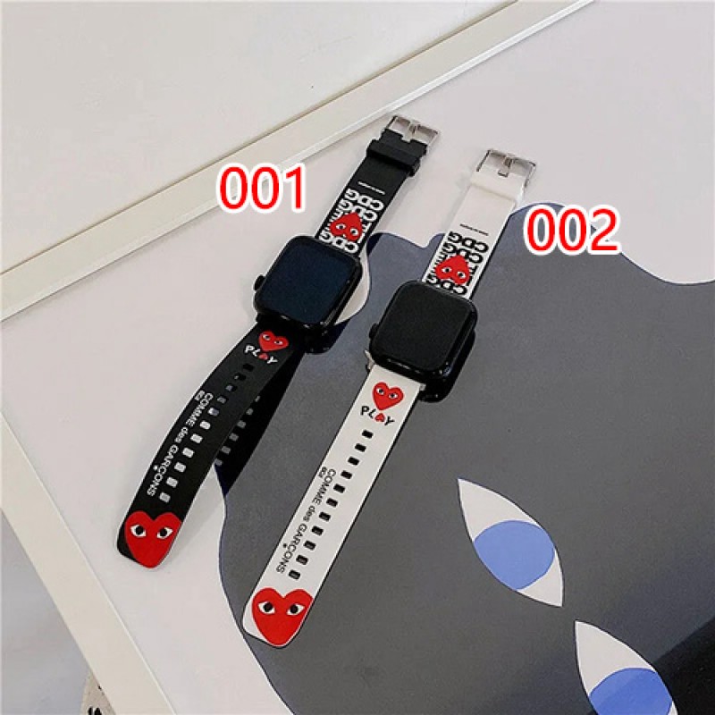 CDG ハイブランドApple Watch 8/7ベルト かわくぼれいおしゃれ高