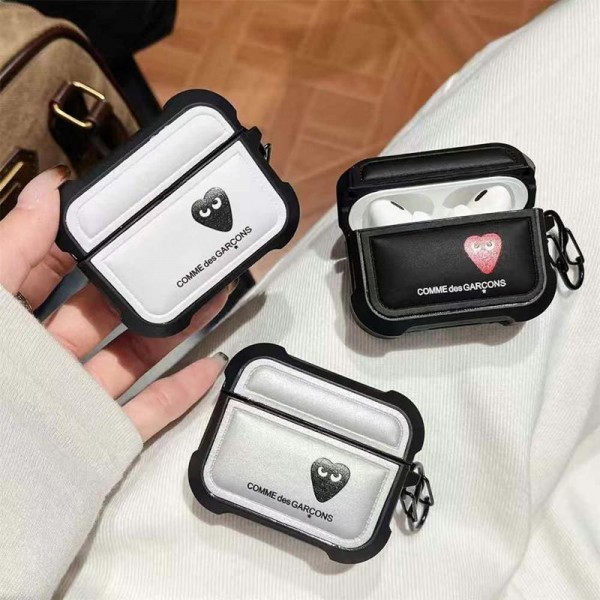 コムデギャルソン リンカン comme des garconsブランドairpods pro2 4 3ケースブランドエアーポッズ プロ2ケース落下防止エアーポッズ4 3 pro2ケースブランドレディースファッションブランドAirpods Pro2ケース