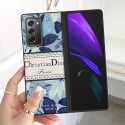 ディオールブランドGalaxy w21/w20ケースファッション花柄Galaxy Zfold/fold2ケース全面保護レディースメンズギャラクシー w21/w20/fold/fold2ケース