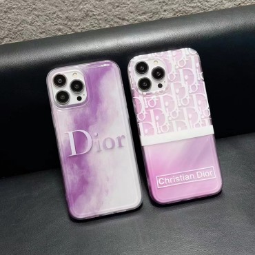 ディオール アイフォン14proケースハイブランドDior おしゃれ パープル iphone14/14plus/14pro maxケース 半透明 ソフトカバー iphone13/13pro/13pro max保護ケース耐衝撃 超軽量 iphone12/12pro/12pro maxカバー