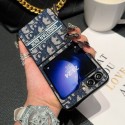 Dior ディオールgalaxy zflip4 5 6ケースブランド人気Galaxy Z fold4 5 6ケース革製男女galaxy z flip5 4 6ケースブランドGalaxy z flip5 6カバー高品質