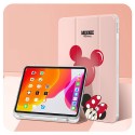 ディズニーブランドiPad pro 12.9インチケース2018/2020/2021かわいいミニーマウスipad mini6ケース8.3インチ三つ折りタブレットPCカバー全面保護ipad 9ケース2021 多機能