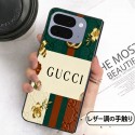 Gucci グッチ iPhone Duo 2026専用折り畳みケース人気Galaxy Z fold 8 ultra 7 4 5 6ケース革製Google Pixel Pro 11 10 9 foldハイブランドギャラクシー z フリップ8 5 4 6 7ケースグッチブランドGalaxy z fold8 ultra/7/6/5/4カバー高品質