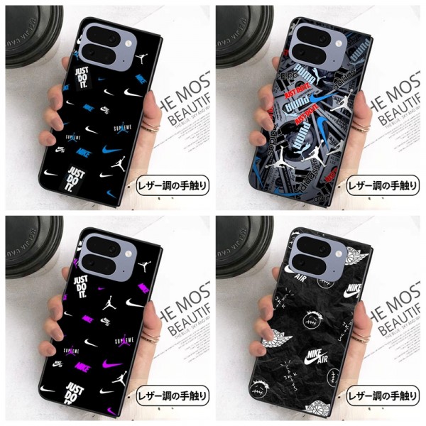 Nike ナイキgalaxy zflip8 4 5 6 7ケースブランド人気 アイフォン ultra 折りたたみケース革製ブランドギャラクシーZ フォールド8 7 6 5 4 3 2ケース 男女 Google Pixel Pro 11 10 9 foldケース