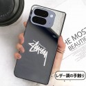 Stussy アイフォン ultra 折り畳みケースブランドgalaxy z fold 8 7 6 5 4 3 2ケースハイブランドギャラクシー z フリップ8 5 4 6 7ケース 手帳型 Google Pixel Pro 11 10 9 foldケースブランド