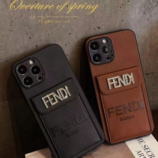 Fendi フェンデイハイブランドiphone15pro/14 15plusカバー韓国風iphone14/13/15pro maxケースレディース斜め掛けiphone15 14 pro maxケースブランドコピーメンズアイフォン14/13/ 12 pro maxケースパロディー