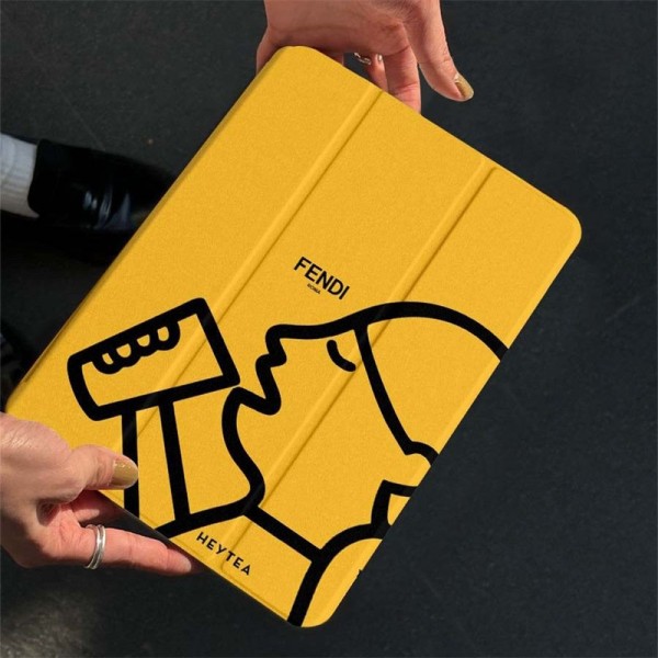 Fendi フェンデイブランドipad pro12.9インチケース2024シリコンハイブランドipad mini6 7ケース8.3インチブランドipad air4/5/6 mini 7/6/5カバーipad 第11/10/9/8世代ケース2021ブランドコピー