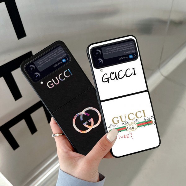 グッチブランドGalaxy Zflip4ケース Gucci おしゃれ 高品質 ギャラクシー z flip4カバー レディースメンズ人気 galaxy z flip4ケース激安