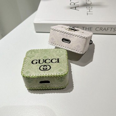 グッチブランドairpods pro2ケース Gucci おしゃれプリント高品質airpods 3カバー チェーン付き 携帯便利 airpods 3/2/1ケース 男女兼用