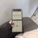 グッチ ギャラクシー Z フリップ4ケースハイブランドGUCCI 折り畳み式 galaxy zflip3ケース耐衝撃 高品質 Galaxy Zflip3/4保護カバー