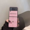 グッチ ギャラクシー Z フリップ4ケースハイブランドGUCCI 折り畳み式 galaxy zflip3ケース耐衝撃 高品質 Galaxy Zflip3/4保護カバー