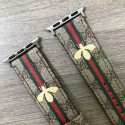 グッチブランドアップルウォッチse2バンド Gucci おしゃれロゴ 耐用 アップルウォッチ 8/7ベルト レザー製 腕飾りapple watch 6/5/4/seストラップ  