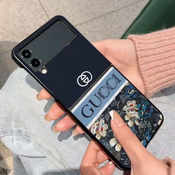 Gucci グッチ人気Galaxy Z fold4 5ケース革製ハイブランドギャラクシー z フリップ5 4ケースブランドギャラクシーZ フォールド5 4 3 2ケース男女galaxy z flip5ケース