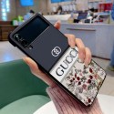 Gucci グッチ人気Galaxy Z fold4 5ケース革製ハイブランドギャラクシー z フリップ5 4ケースブランドギャラクシーZ フォールド5 4 3 2ケース男女galaxy z flip5ケース