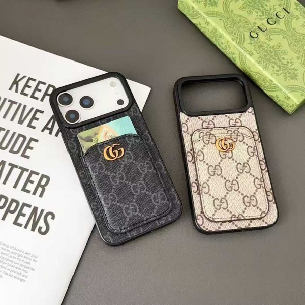 Gucci グッチハイブランドiphone16pro/17 air 15plusカバー人気アイフォン17pro max/16 15 proケースアイフォン17 pro 16e 15/14/13/ 12 pro maxケースパロディーブランド携帯ケースiphone17 16e 16 15 pro max 14plus/13 pro maxケース手帳型