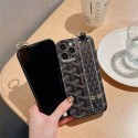 ゴヤールブランドiphone14ケース腕ベルト付きiphone14plus/14pro maxケース Goyard モノグラムスタイリッシュ アイフォン13pro max/13カバー 男女兼用人気 iphone12/11/12pro maxケース