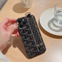 ゴヤールブランドiphone14ケース腕ベルト付きiphone14plus/14pro maxケース Goyard モノグラムスタイリッシュ アイフォン13pro max/13カバー 男女兼用人気 iphone12/11/12pro maxケース