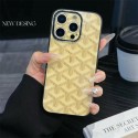 Goyard ゴヤールiphone14 16 pro 15 plus 16eケースブランドカード入れ韓国風iphone16/14/13/15pro maxケースレディース斜め掛けアイフォン16e 15/14/13/ 12 pro maxケースパロディーブランド携帯ケースiphone 16 15 pro max 14plus/13 pro maxケース手帳型