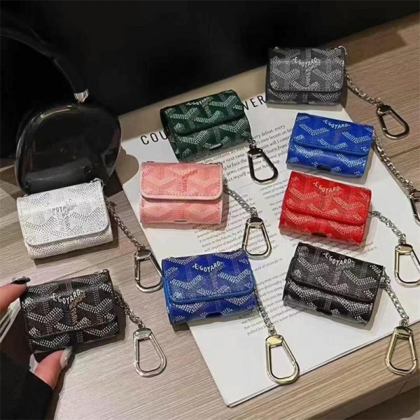 Goyard ゴヤールブランドairpods pro2 4 3ケースブランドGoyardエアーポッズ プロ2ケース落下防止airpods 3 4 pro2ケース ハイブランドコピーGoyardエアーポッズ4 3 pro2ケースブランドレディース
