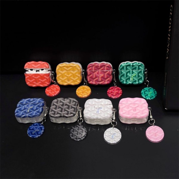 Goyard ゴヤールハイブランドairpods pro3 4 3 2ケースairpods 3 4 pro2 pro3ケースハイブランドコピーairpods pro 2 4 3 2 1ケースブランドメンズファッションブランドAirpods Pro3/Pro2ケース