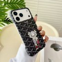 Goyard ゴヤールハイブランドiphone16pro/17 air 15plusカバーiphone15 plus 14 16 17pro max 16eケースブランドコピーメンズアイフォン17 pro 16e 15/14/13/ 12 pro maxケースパロディーハイブランドアイフォン17 air 16 15 14 ケーストランク型