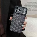 Goyard ゴヤールiphone air 17 pro max 14 16 pro 15 plus 16eケースブランドカード入れハイブランドiphone16pro/17 15plusカバー韓国風iphone 16/14/13/15/ airケースレディース斜め掛けハイブランドアイフォン17 air 16 15 14 ケーストランク型