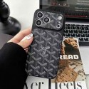 Goyard ゴヤールiphone air 17 pro max 14 16 pro 15 plus 16eケースブランドカード入れハイブランドiphone16pro/17 15plusカバー韓国風iphone 16/14/13/15/ airケースレディース斜め掛けハイブランドアイフォン17 air 16 15 14 ケーストランク型