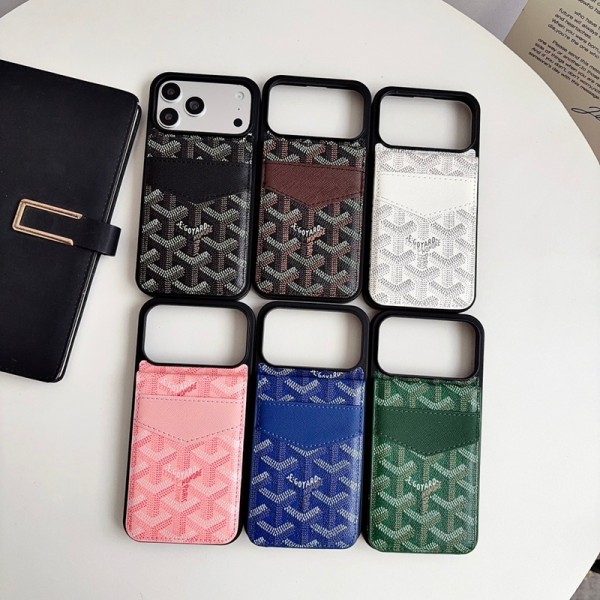 Goyard ゴヤールGalaxy s25+ S24 Ultra s26 plus s23ケースカード入れハイブランド革iphone 18promax 18pro 16 15 17 pro max 14 proカバー男女兼用ゴヤール iphone 18pro max 17 16 15 14 plus galaxy s26 s24 s25plus ultraケースブランドショルダーGalaxy s26+ s24 S23ultra s25ケースコピーブランド