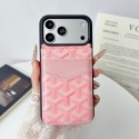 Goyard ゴヤールGalaxy s25+ S24 Ultra s26 plus s23ケースカード入れハイブランド革iphone 18promax 18pro 16 15 17 pro max 14 proカバー男女兼用ゴヤール iphone 18pro max 17 16 15 14 plus galaxy s26 s24 s25plus ultraケースブランドショルダーGalaxy s26+ s24 S23ultra s25ケースコピーブランド