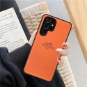 エルメスブランドGalaxy S22ケースフェンディスタイリッシュ簡約ギャラクシー S22+/S22Ultraカバー 高品質レザー耐衝撃ギャラクシーS21/S21+/S21Ultraケース全面保護Galaxy Note20/Note20 Ultraカバー