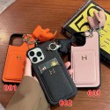 Hermes エルメスiphone17air 14 16 pro 15 plusケースブランドカード入れハイブランドiphone14 17 pro/16 15plusカバーアイフォン16 15/14/13/ 17pro maxケースパロディーブランド携帯ケースiphone 16 15 pro max 14pro/13 pro maxケース手帳型