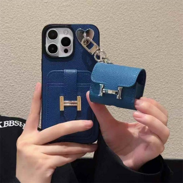 Hermes エルメスハイブランドiphone16pro/17 15plusカバー人気アイフォン17pro max/16 15 pro airpods4/pro2/3ケース韓国風iphone16/14/13/15 17pro maxケースレディース斜め掛けブランド携帯ケースiphon17 16e 16 15 pro max 14plus/13 pro maxケース手帳型