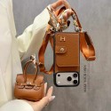 Hermes エルメス人気アイフォン18 17pro max/16 15 proケース韓国風iphone 18pro/16/14/17/15/ airケースレディース斜め掛けアイフォン18 pro 17 pro 16e 15/14pro maxケースパロディーハイブランドアイフォン18pro max 17e 16 15 14 ケーストランク型