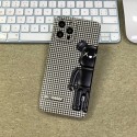 Bearbrickブランドiphone13ケースファッション潮流アイフォン13pro/13pro maxケース千鳥格 立体キャラクター柄iphone12/12pro/12pro maxケースカメラフルカバーiphone11/11pro maxケース