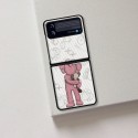 カウズブランド Galaxy Zflip4ケース KAWS かわいい 高品質 ギャラクシー Z フリップ4ケース 全面保護 耐衝撃 galaxy z flip4カバー