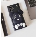 カウズブランドGalaxy S23UltraケースKaws かわいい高品質 ギャラクシーs23/s23+ケースストラップ付き便利 galaxy s22/s22+/s22ultraケース