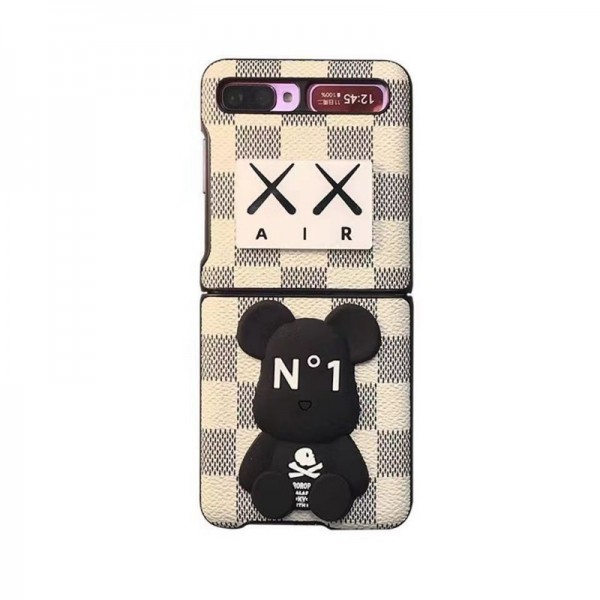 Kaws カウズgalaxy zflip4 5ケースブランドブランドギャラクシーZ フォールド5 4 3 2ケース男女galaxy z flip5ケース手帳型Galaxy Zflip4ケースブランド