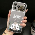 Kaws カウズハイブランドiphone 17/16pro/17e 15plusカバー人気アイフォン17pro max/16 15 proケースiphone15 plus 14 16 17pro max 16eケースブランドコピーメンズハイブランドアイフォン17e 16 15 14 ケーストランク型