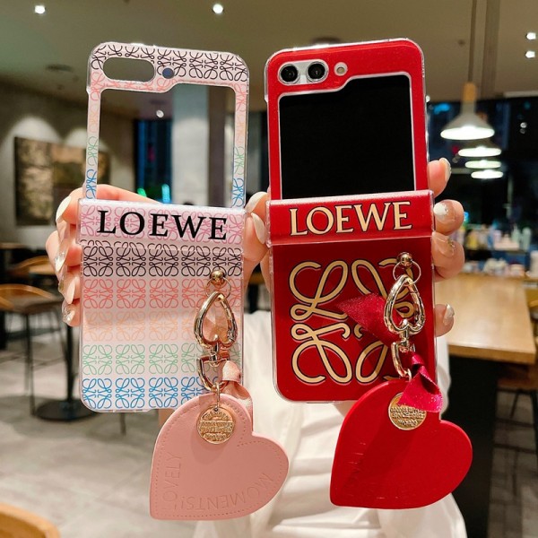 LOEWE ロエベ人気Galaxy Z fold4 5ケース革製galaxy zfold5 4 3 2ケースハイブランドハイブランドギャラクシー z フリップ5 4ケースブランドGalaxyカバー高品質