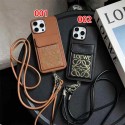 LOEWE ロエベiphone14 16 pro 15 plus 16eケースブランドカード入れハイブランドiphone14pro/16e 15plusカバーiphone15 plus14 16 pro max 16eケースブランドコピーメンズブランド携帯ケースiphone 16 15 pro max 14plus/13 pro maxケース手帳型
