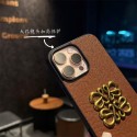 LOEWE ロエベiphone17 pro max air 14 16 pro 15 plus 16eケースブランドカード入れハイブランドiphone16pro/17 air 15plusカバーハイブランドアイフォン17 air 16 15 14 ケーストランク型ブランド携帯ケースiphone17 16e 16 15 pro max 14plus/13 pro maxケース手帳型