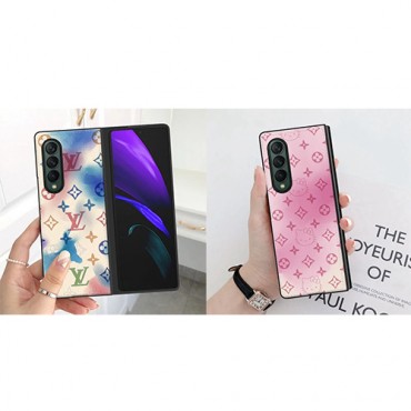 ルイヴィトンブランドGalaxy Z fold3ケースファッション高品質ギャラクシー Z フォールド3ケースかわいいハローキティ柄Galaxy Z fold3カバー