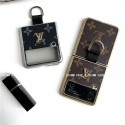 ルイヴィトン galaxy zflip4ケースブランド louis vuitton クラシックロゴ ギャラクシー Z フリップ3/4カバー 金具ロゴ付き 高級感 Galaxy z flip3ケース