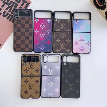 ルイヴィトンブランドgalaxy zflip4ケースlouis vuitton レディースメンズ ギャラクシー Z フォールド4カバー高品質レザー製 Galaxy Z flip3/fold3ケース