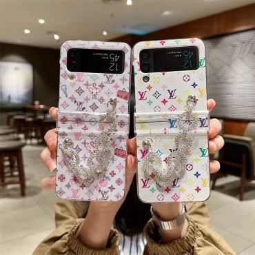 ルイヴィトン galaxy zflip4ケースハイブランド louis vuitton モノグラム ギャラクシー Z フリップ3ケース レディース人気 Galaxy Z flip4/3カバー