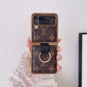 ルイヴィトンgalaxy zflip5 zflip4ケースハイブランドlouis vuitton 折り畳み リング付き ギャラクシー z フリップ4ケース 高品質 超軽量 Galaxy Z flip3カバー